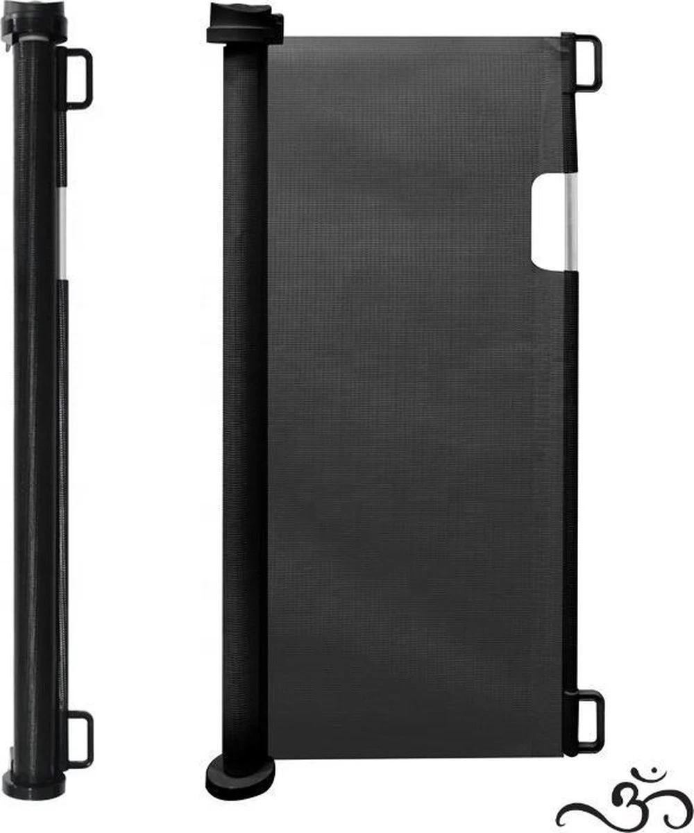 Caedentes - Hondenhek – Inrolbaar – Dierenhek -tot 150cm Uitrolbaar – Zwart 3 Caedentes - Hondenhek – Inrolbaar – Dierenhek -tot 150cm Uitrolbaar – Zwart