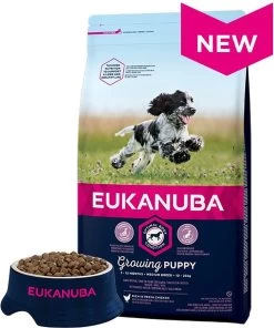 Eukanuba Dog Puppy Medium Breed- Kip - Puppyvoer - 15 Kg -Hondenbenodigdheden 1003x1200 1