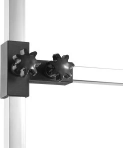 Tectake - Honden Trimtafel Met Twee Lussen - Zwart/zilver- 402893 -Hondenbenodigdheden 1003x1200