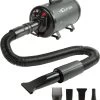 Qumax Professionele Hondenföhn Met 4 Opzetstukken – Waterblazer Voor Honden – Stil Design – Compact En Modern - Zwart -Hondenbenodigdheden 1008x1200 1