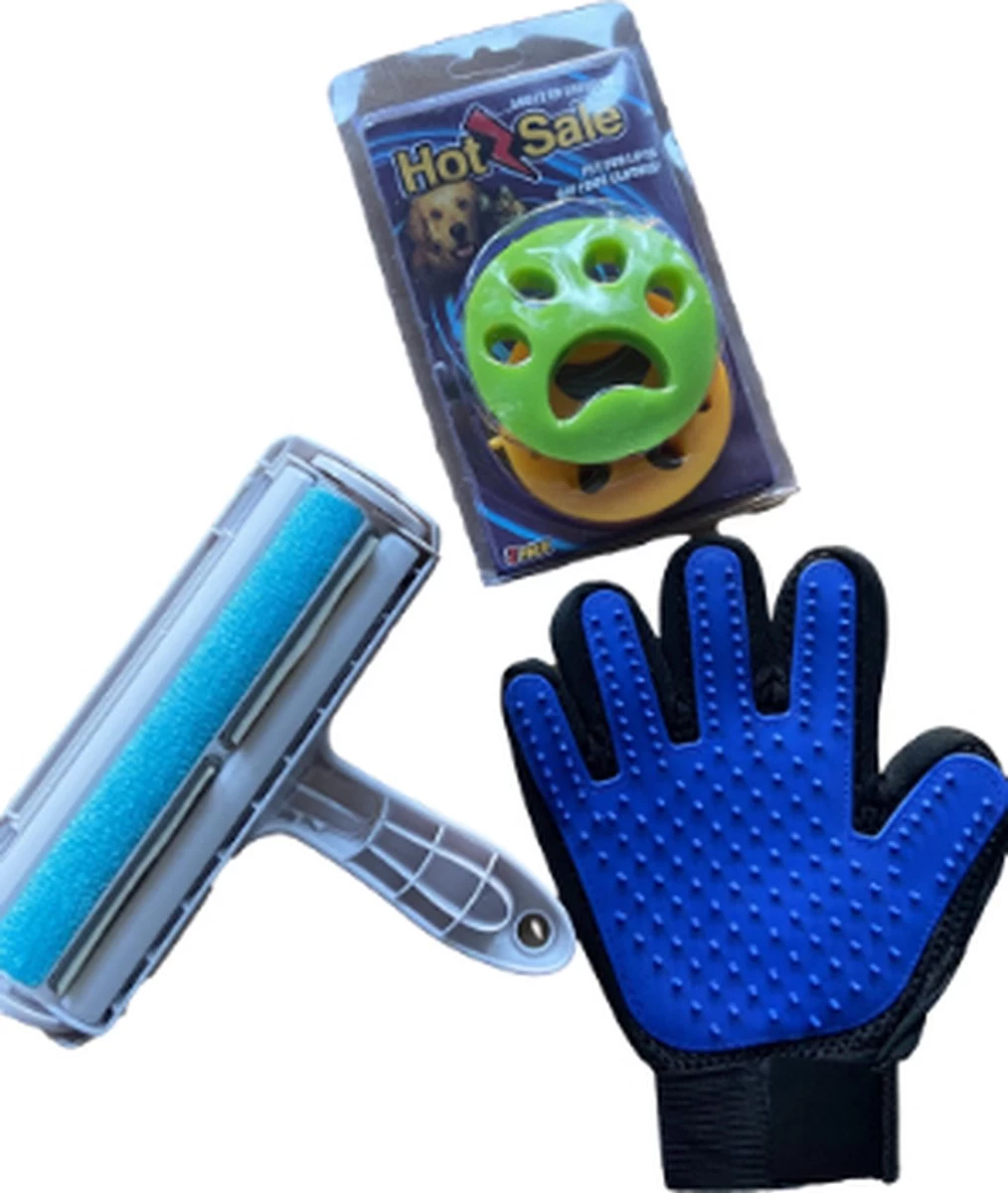 Merkloos 3 In 1 Anti Dierenhaar Set - Pluizenverwijderaar & Haarverwijderaar + Kledingroller + Handschoen | Huisdierhaar Verwijderaar - Pluizenborstel – Kattenharen & Hondenharen Verwijderen - Kledingborstel - Hondenborstel - Kattenborstel - Honden - Katten 3 Merkloos 3 In 1 Anti Dierenhaar Set - Pluizenverwijderaar & Haarverwijderaar + Kledingroller + Handschoen | Huisdierhaar Verwijderaar - Pluizenborstel – Kattenharen & Hondenharen Verwijderen - Kledingborstel - Hondenborstel - Kattenborstel - Honden - Katten