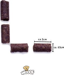 WOOOF Zalm - Geperst Hondenvoer - Hypoallergeen Hondenvoer - Geperste Hondenbrokken - Droogvoer - 18KG -Hondenbenodigdheden 1018x1200 1