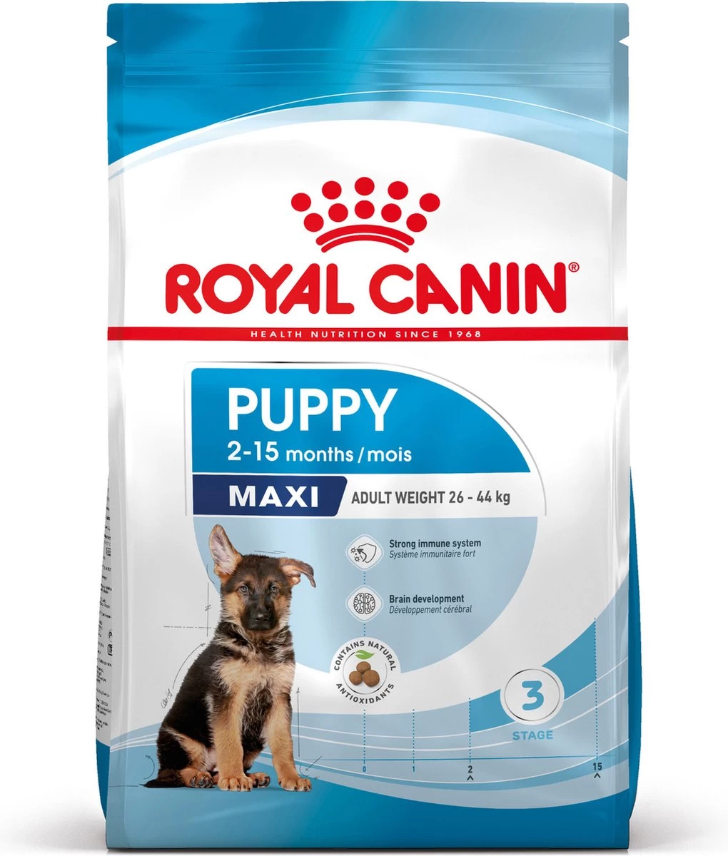 Royal Canin Maxi Puppy - Hondenvoer - 15 Kg 16 Royal Canin Maxi Puppy - Hondenvoer - 15 Kg - Afbeelding 14