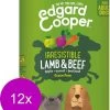 Edgard & Cooper Lam & Rund Blik - Voor Volwassen Honden - Hondenvoer - 12 X 400g