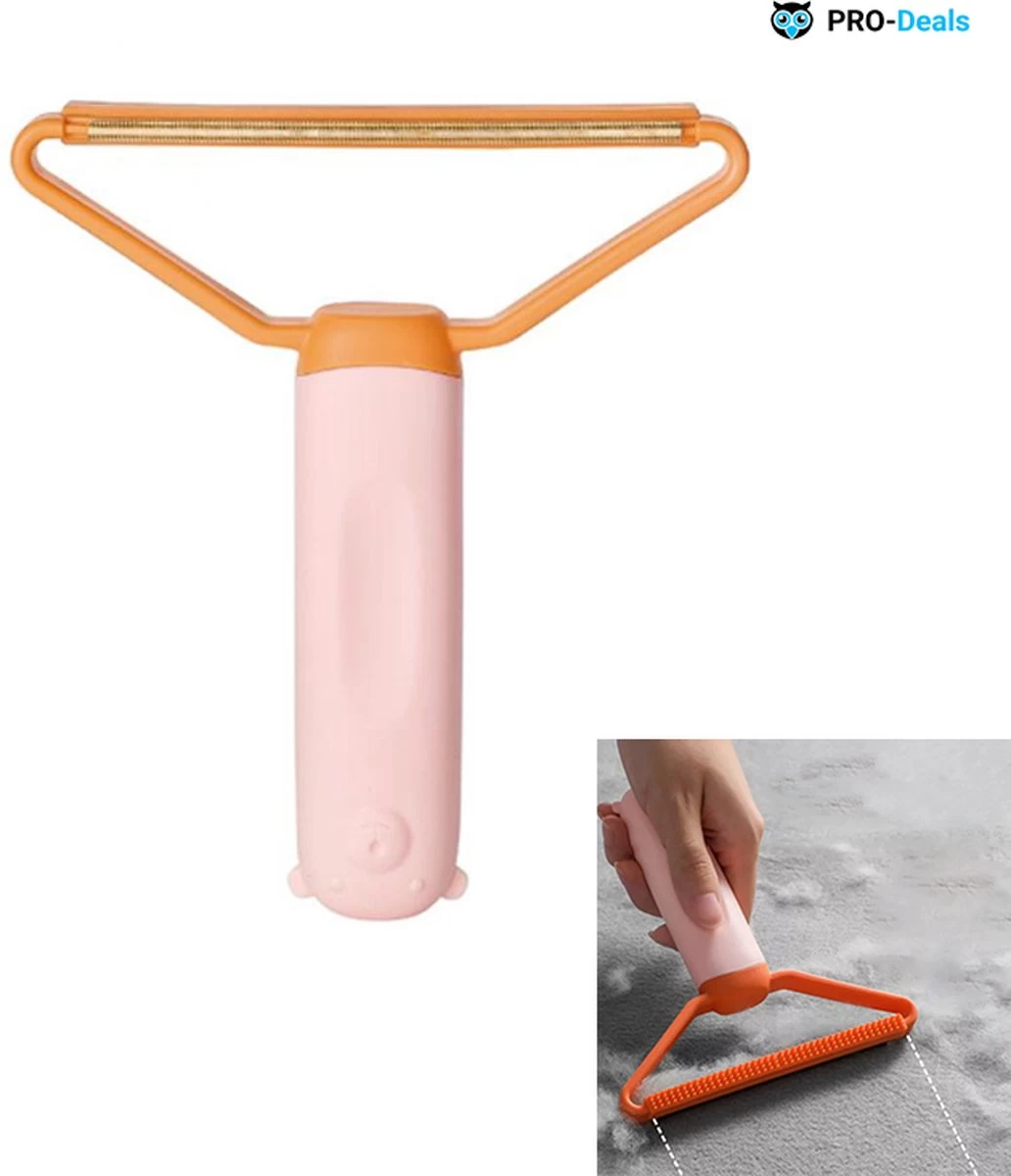 PRO-Deals | Dierenhaar Verwijderen - Haar Verwijderen - Type 1 - Kleur Oranje / Roze - Kattenharen - Vachtverzorging - Hondenharen - Pluizenverwijderaar - Haaruitval - Kledingreiniger 3 PRO-Deals | Dierenhaar Verwijderen - Haar Verwijderen - Type 1 - Kleur Oranje / Roze - Kattenharen - Vachtverzorging - Hondenharen - Pluizenverwijderaar - Haaruitval - Kledingreiniger