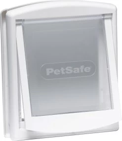 Petsafe 757 Hondenluik - Medium - Zilver/Tranparant -Hondenbenodigdheden 1039x1200