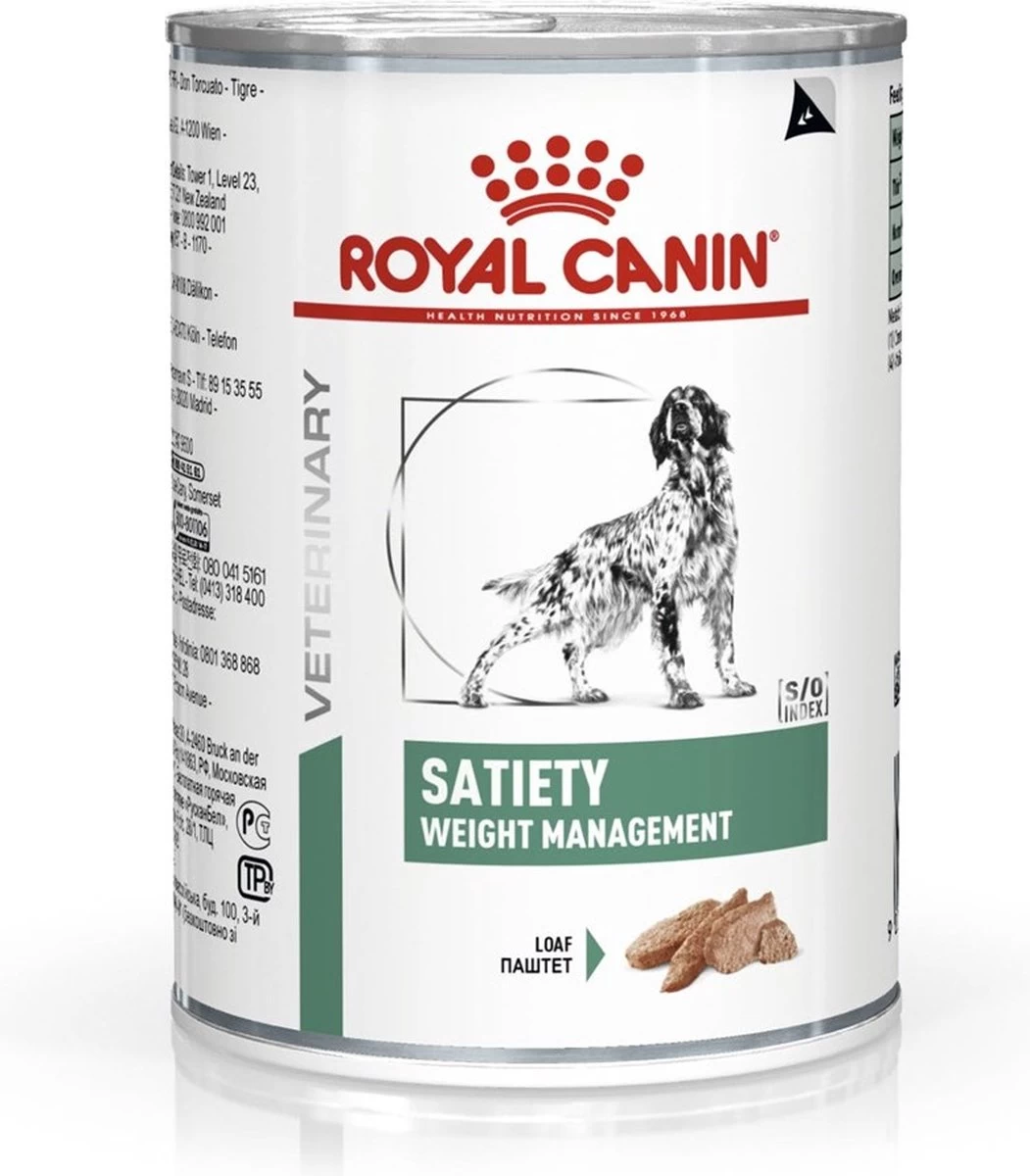 Royal Canin Satiety - Hondenvoer Voor Volwassen Honden Met Overgewicht 12 X 410 Gram Blikjes 3 Royal Canin Satiety - Hondenvoer Voor Volwassen Honden Met Overgewicht 12 X 410 Gram Blikjes