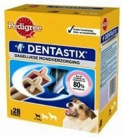 Pedigree Dentastix Mini Hond Multipack - Gebitsverzorgende Hondensnack - 4 X 7 Stuks