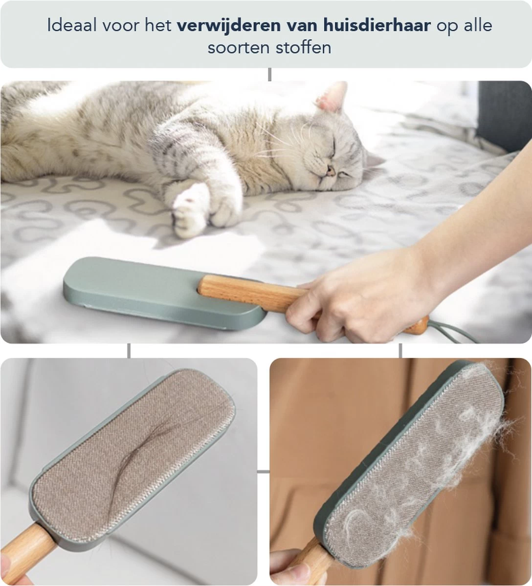 Merkloos Pluizenverwijderaar - Huisdierhaar Verwijderaar - Kledingroller – Pluizenroller - Kleefroller - Kledingborstel - Ontpluizer - Pluizentondeuse - Huisdierhaar Verwijderaar - LW Products 5 Merkloos Pluizenverwijderaar - Huisdierhaar Verwijderaar - Kledingroller – Pluizenroller - Kleefroller - Kledingborstel - Ontpluizer - Pluizentondeuse - Huisdierhaar Verwijderaar - LW Products - Afbeelding 3