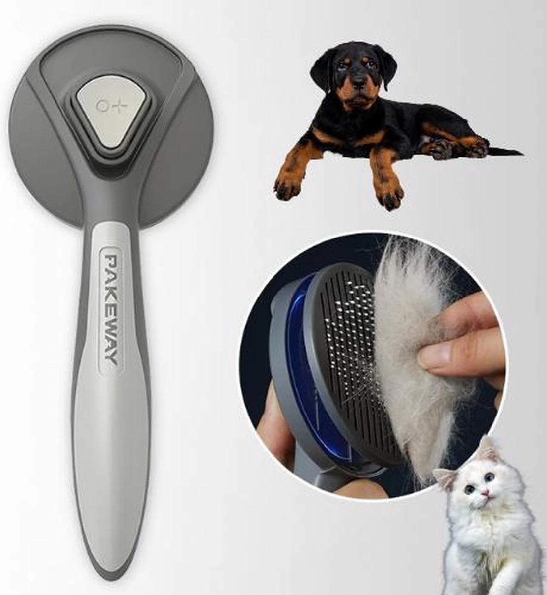 Merkloos Dierenborstel - Haarborstel Huisdieren - Borstel Voor Vacht Huisdier - Borstel Kat - Borstel Hond - Makkelijk Haar Verwijderen Met één Klik - Inclusief Speeltje - Kam Huisdier - Vachtverzorging - Massage 9 Merkloos Dierenborstel - Haarborstel Huisdieren - Borstel Voor Vacht Huisdier - Borstel Kat - Borstel Hond - Makkelijk Haar Verwijderen Met één Klik - Inclusief Speeltje - Kam Huisdier - Vachtverzorging - Massage - Afbeelding 7