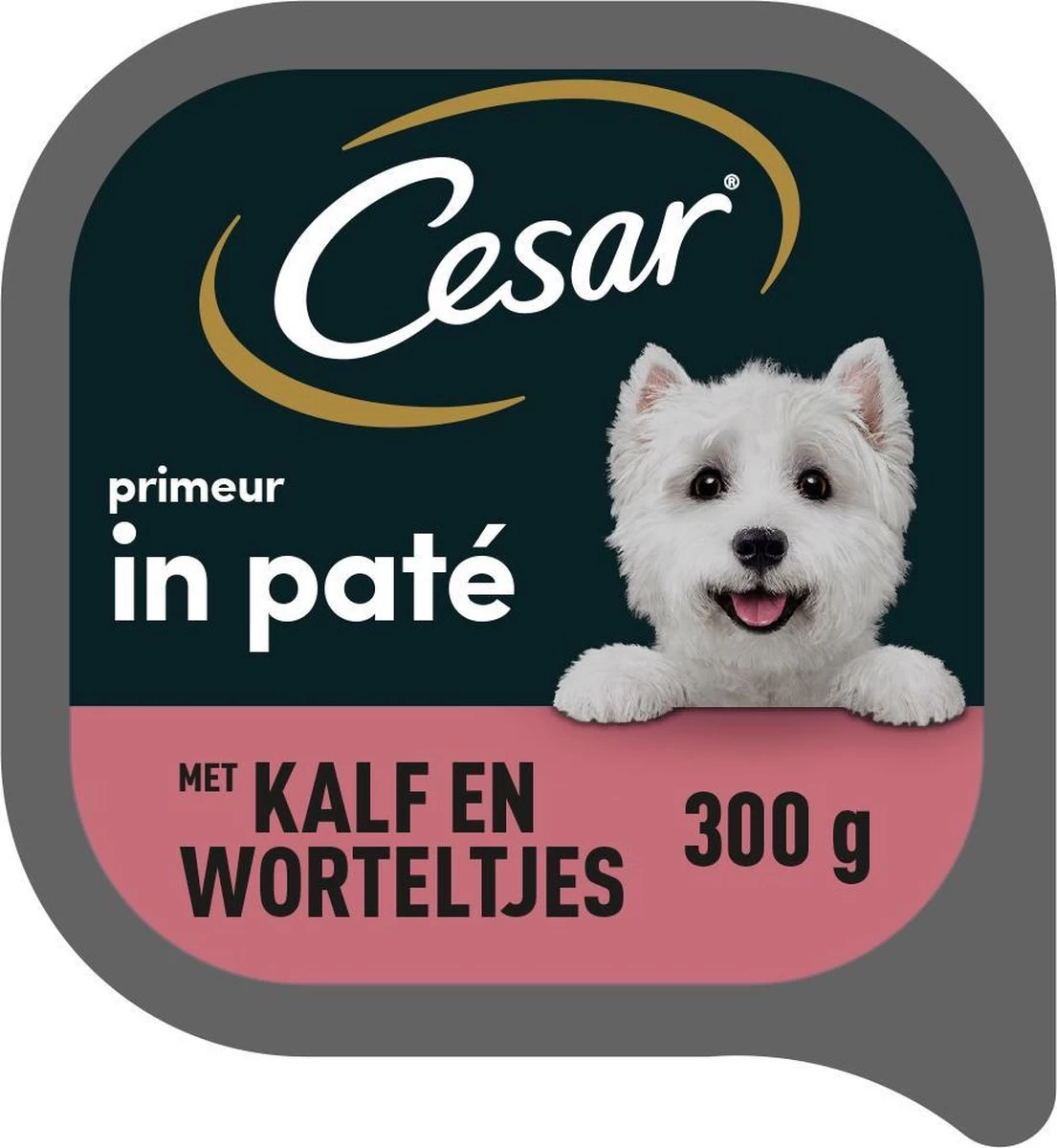 Cesar Primeur Paté Honden Natvoer - Kalf & Worteltjes - 10 X 300 Gr 4 Cesar Primeur Paté Honden Natvoer - Kalf & Worteltjes - 10 X 300 Gr - Afbeelding 2