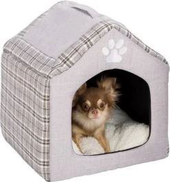 Trixie Relax Iglo Hondenhuis Silas Grijs/Creme - 40X45X40 CM -Hondenbenodigdheden 1118x1200 1