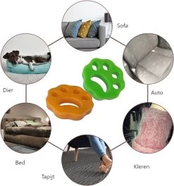Merkloos Haarverwijderaar Huisdieren - 4 Stuks - Haarverwijderaar Wasmachine - Kattenhaar Verwijderaar - Hondenhaar Verwijderaar - Dierenborstel - 4 Stuks -Hondenbenodigdheden 1124x1200