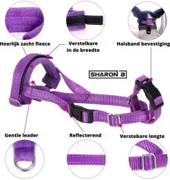 Sharon B Muilkorf Paars Maat M - Fleece - Wasbaar - Reflecterend 10 Sharon B Muilkorf Paars Maat M - Fleece - Wasbaar - Reflecterend -Hondenbenodigdheden 1135x1200 2