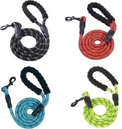 Merkloos Hondenriem - Reflecterende Hondenriem - Rood -Hondenbenodigdheden 1136x1200