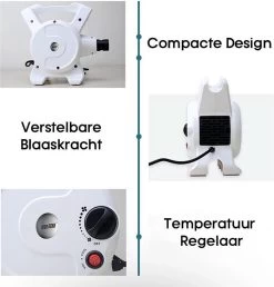 Hondenfohn - Waterblazer Met Draaiknop - 2400W Vermogen Met Warme En Koude Stand - Wit -Hondenbenodigdheden 1149x1200 2