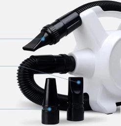 Hondenfohn - Waterblazer Met Draaiknop - 2400W Vermogen Met Warme En Koude Stand - Wit -Hondenbenodigdheden 1151x1200 1