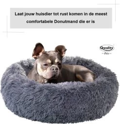 Hondenmand Donut – 70 Cm - Honden Mand – Pluche – Fluffy – Extra Zacht - Kattenmand - Hondenkussen – Kattenkussen – Bed - Wasbaar Met Rits – Hondenmanden – Rond – Bank – Grijs - Qwality 17 Hondenmand Donut – 70 Cm - Honden Mand – Pluche – Fluffy – Extra Zacht - Kattenmand - Hondenkussen – Kattenkussen – Bed - Wasbaar Met Rits – Hondenmanden – Rond – Bank – Grijs - Qwality -Hondenbenodigdheden 1161x1200 4