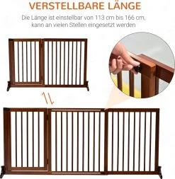 PawHut Barrière Verstelbare Lengte D06-079V01 -Hondenbenodigdheden 1173x1200 5