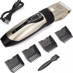 Merkloos Professionele Dierentondeuse - Scheerapparaat Voor Honden En Katten - Trimmer - 4 Opzetstukken - Oplaadbaar - Draadloos - Stil - Verschillende Haar En Vachtlengtes - Haartrimmer - Hondentrimmer - Honden Trimmer - Honden Knippen - Haren Knippen -Hondenbenodigdheden 1194x1200 2