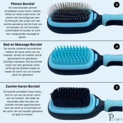 Petsify - Dierenborstel - Professionele 5 In 1 Hondenborstel - Voor Hond En Kat - Tweezijdig - Hondenkam - Kattenborstel - Kattenkam -Hondenbenodigdheden 1198x1200 1