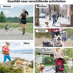 Filo Elastische Hondenriem Groot - Hardlopen En Wandelen - Hardloopriem Hond Handsfree Met Heuptasje - Looplijn Met Heupriem - Canicross Gordel Honden - Riemen - Heupgordel - Leiband 17 Filo Elastische Hondenriem Groot - Hardlopen En Wandelen - Hardloopriem Hond Handsfree Met Heuptasje - Looplijn Met Heupriem - Canicross Gordel Honden - Riemen - Heupgordel - Leiband -Hondenbenodigdheden 1199x1200 5