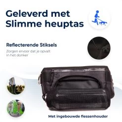 Canicross Looplijn Hond Met Heupriem Voor Hardlopen - Elastische Handsfree Hondenriem - Honden Trainingslijn - 150/200cm - Blauw -Hondenbenodigdheden 1199x1200 6