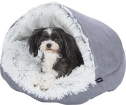 Trixie Hondenmand Donut Harvey Grijs / Wit-Zwart - 55X55 CM