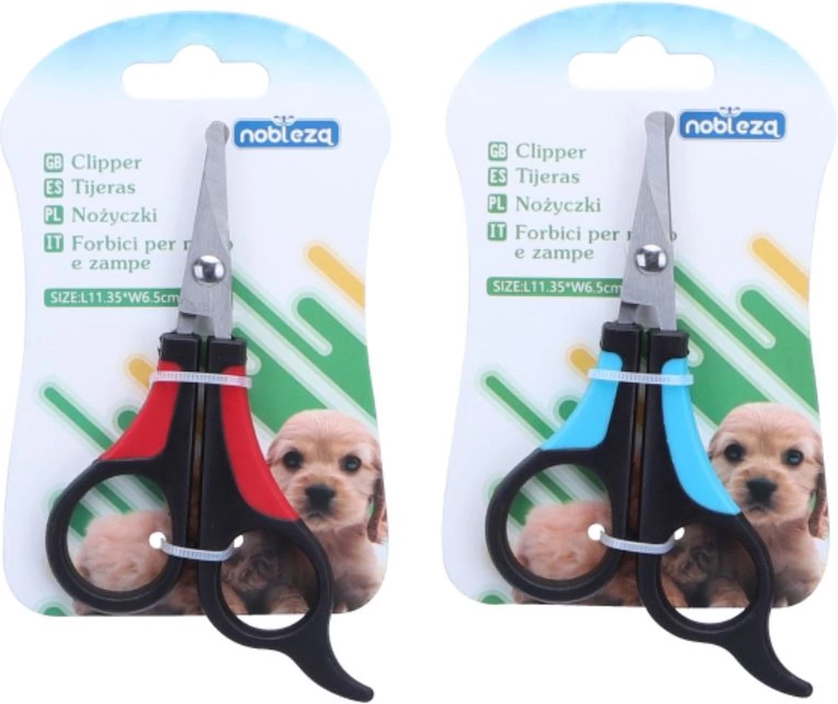 Nobleza Potenschaar - Snuitschaar - Stompe Schaar - Hondenschaar - Afgerond - Honden En Katten - RVS 6 Nobleza Potenschaar - Snuitschaar - Stompe Schaar - Hondenschaar - Afgerond - Honden En Katten - RVS - Afbeelding 4