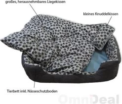 Eyepower Hondenbed 82x70x20 Cm Hondenkussen Wasbaar Dierenkussen Dierlijk Bed Kattenbed Kattenbed... -Hondenbenodigdheden 1200x1020 3