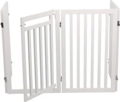 Trixie Hondenhek Met Deur Wit - 60-160 X 81 CM 21 Trixie Hondenhek Met Deur Wit - 60-160 X 81 CM -Hondenbenodigdheden 1200x1021 4