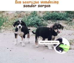 Dubbele Honden Riem – Leiband Hond – Hondenlijn – Looplijn Hond – 2 Honden – 3 Meter – Tot 12kg Per Hond – Reflecterende Lijnen – Met Zaklamp – 360° Draaien – Verstelbaar - Zwart -Hondenbenodigdheden 1200x1035 2