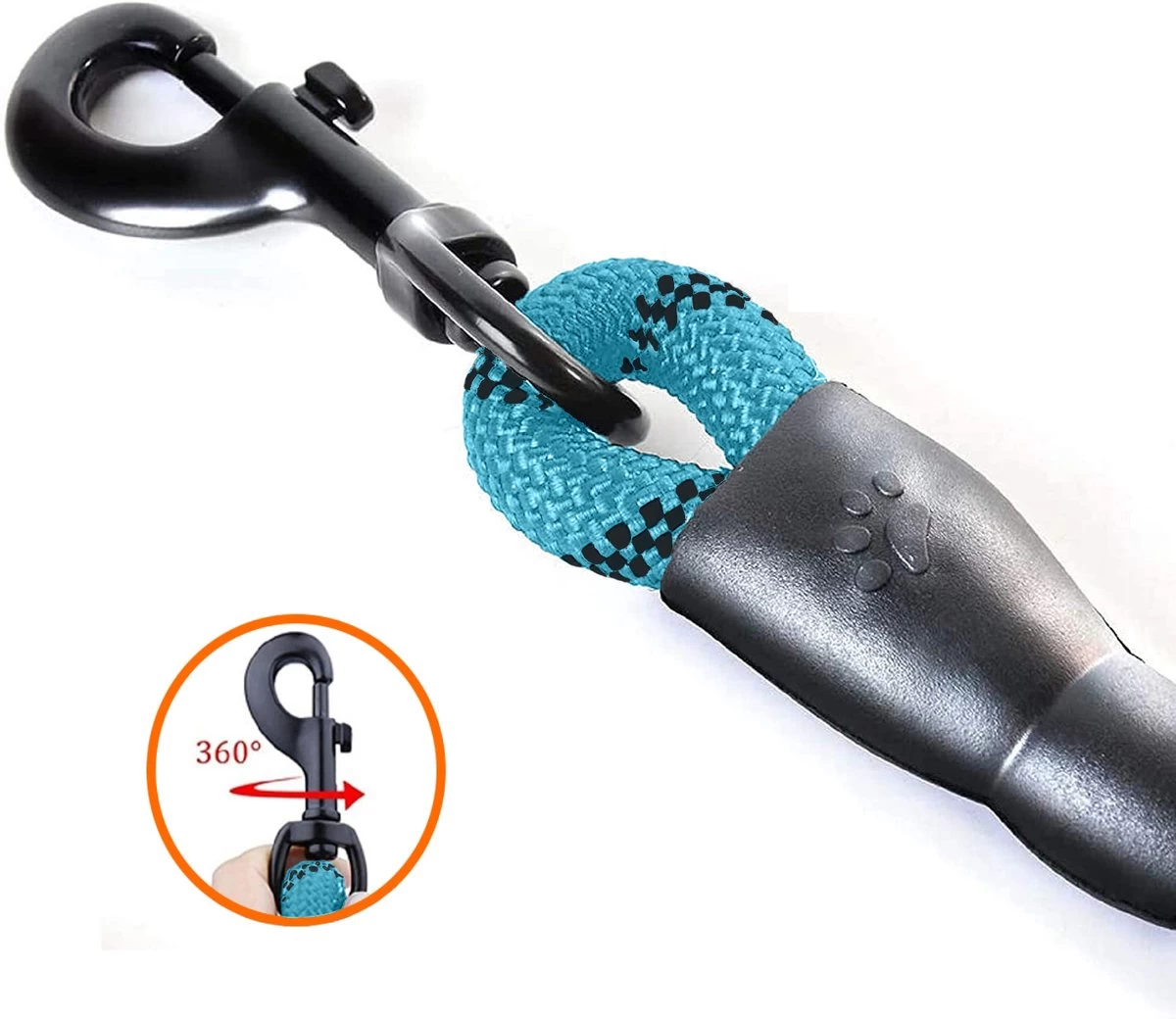 Comfortabele Hondenriem Met Gevoerd Handvat – Stevige Nylon Hondenlijn – Riem Voor Honden 4 Comfortabele Hondenriem Met Gevoerd Handvat – Stevige Nylon Hondenlijn – Riem Voor Honden - Afbeelding 2