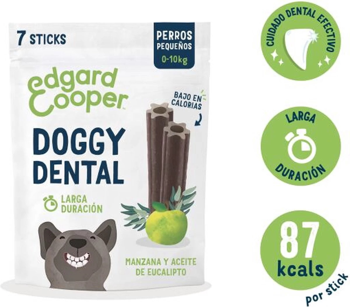 Edgard & Cooper Doggy Dental Sticks Appel - Eucalyptusolie Large 16 Edgard & Cooper Doggy Dental Sticks Appel - Eucalyptusolie Large - Afbeelding 14
