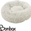 Bonbox Shop - Maat S - Donut Bed In Wit - Dierenmand Voor Katten, Kittens En Kleine Honden - Knus Mandje - Donutbed Diameter 40 Cm - Anti Anxiety -Hondenbenodigdheden 1200x1057 5