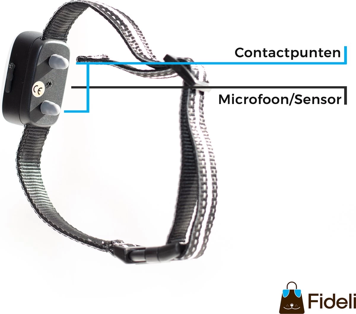 Fideli Anti Blafband - Zonder Schok - Grote En Kleine Honden - Oplaadbaar - LED Verlichte Band 8 Fideli Anti Blafband - Zonder Schok - Grote En Kleine Honden - Oplaadbaar - LED Verlichte Band - Afbeelding 6