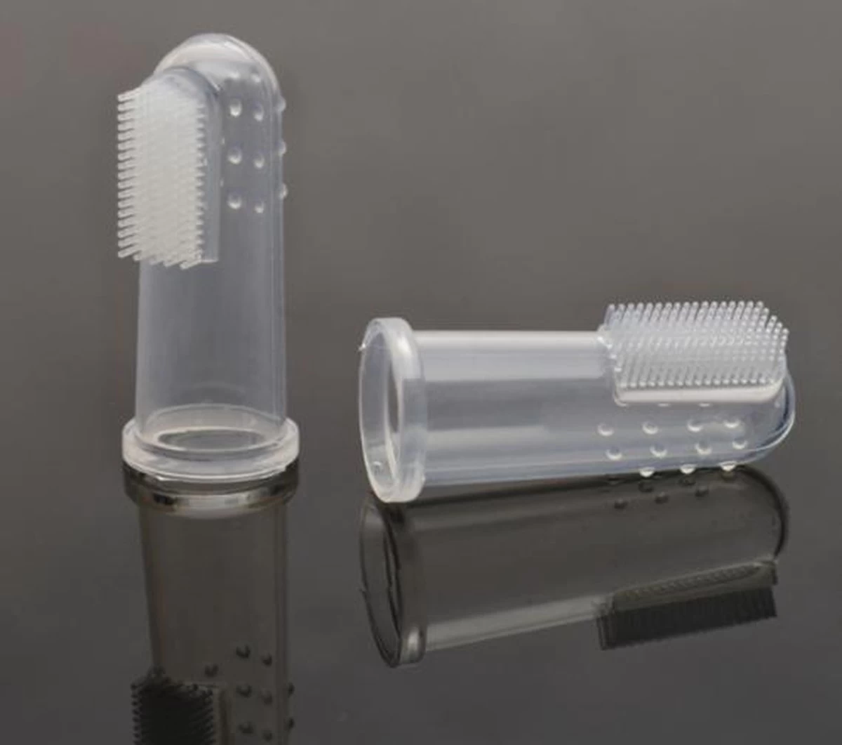 Merkloos 4x Honden Tandenborstel - Honden Tandenborstel Vinger - Honden Verzorging - Puppy - Hondentandenborstel - Katten Tandenborstel 6 Merkloos 4x Honden Tandenborstel - Honden Tandenborstel Vinger - Honden Verzorging - Puppy - Hondentandenborstel - Katten Tandenborstel - Afbeelding 4