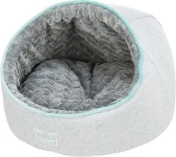 Trixie Hondenmand Iglo Junior Lichtgrijs / Mintgroen - 40X40X27 CM -Hondenbenodigdheden 1200x1067 5