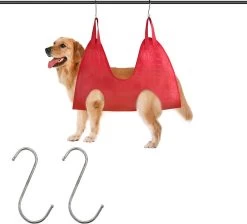 Katten, Honden Hangzak Voor Het Makkelijk Knippen Van Nagels, Rood Maat Small, Waszak, Nagelknippen, Huisdierverzorging | Cat Hangbag | Pet Hangmat | Cat Hammock -Hondenbenodigdheden 1200x1089 2