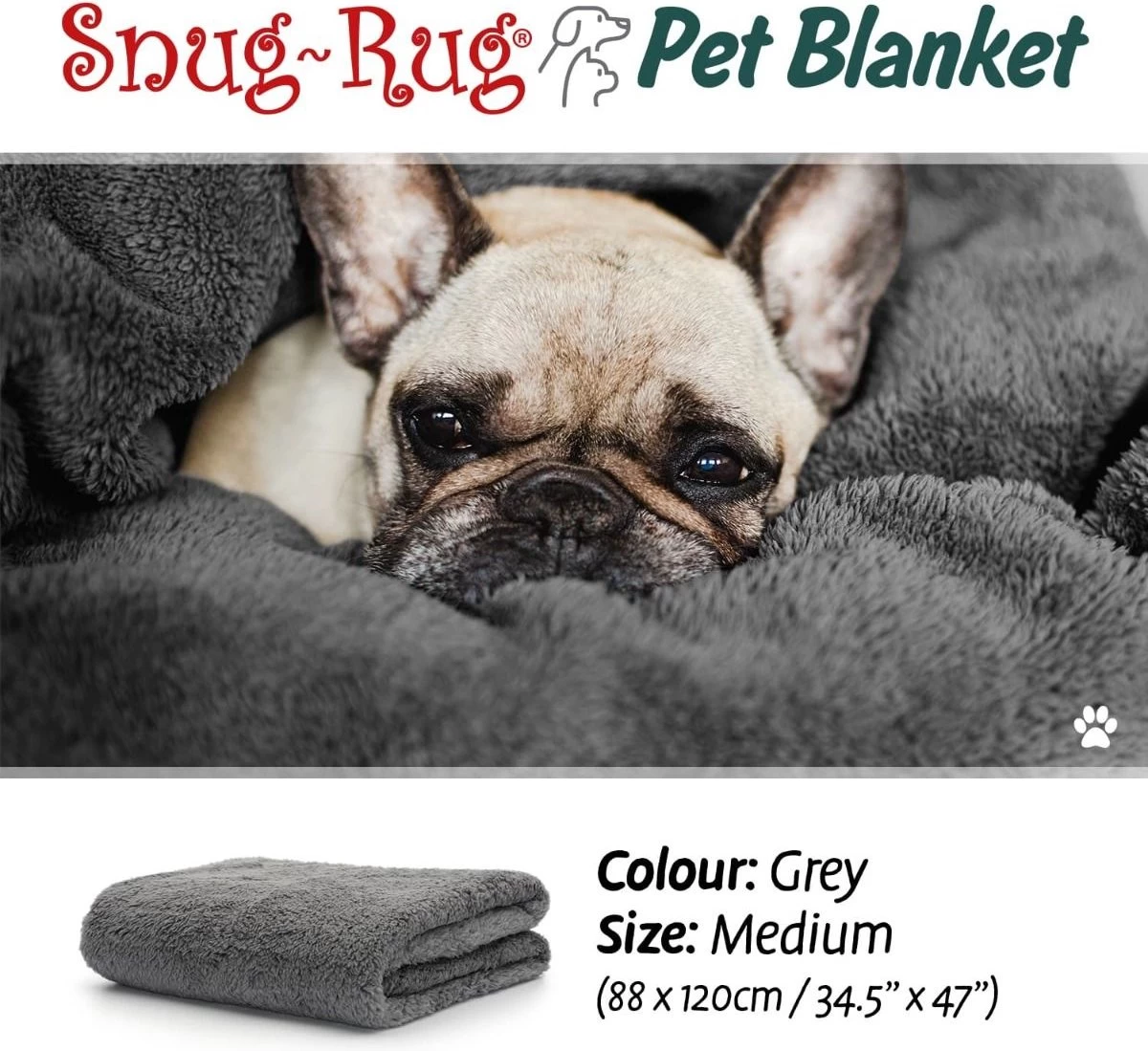 Snug-Rug Huisdier Deken Voor Honden En Katten – Small Slate Grey Kattendeken Hondendeken – Vetbed Hond Bench Bank Fleece Kat Dierendeken Kattendekentjes Kattendekentje Dierenmat Hondenmat Plaid Kattendekens Kattenplaid 6 Snug-Rug Huisdier Deken Voor Honden En Katten – Small Slate Grey Kattendeken Hondendeken – Vetbed Hond Bench Bank Fleece Kat Dierendeken Kattendekentjes Kattendekentje Dierenmat Hondenmat Plaid Kattendekens Kattenplaid - Afbeelding 4