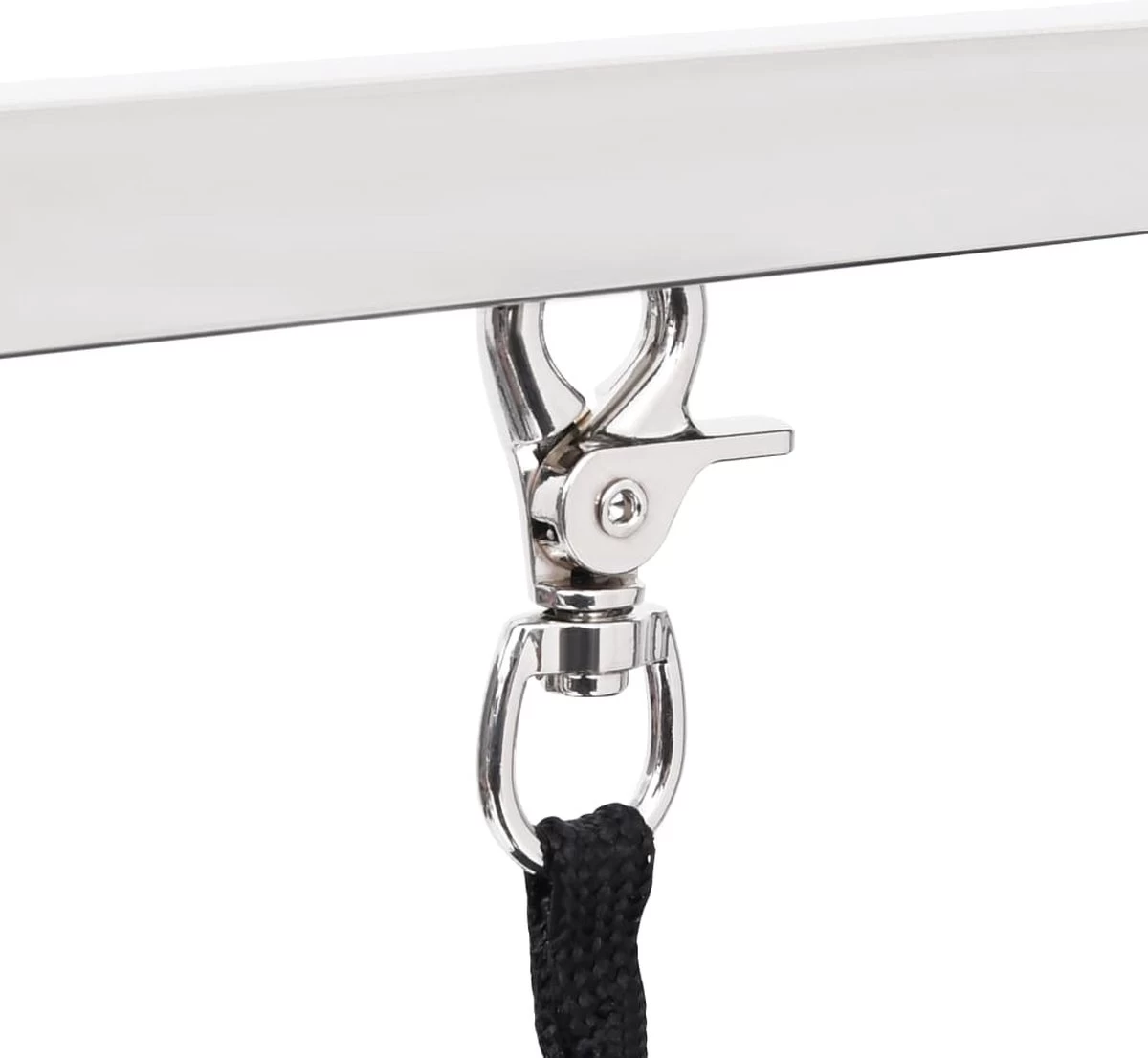 VIDAXL Hondentrimtafel Verstelbaar Met 2 Lussen En Opbergschap 11 VIDAXL Hondentrimtafel Verstelbaar Met 2 Lussen En Opbergschap - Afbeelding 9