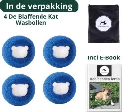 De Blaffende Kat Wasdrogerbollen - Droger Ballen - Huisdier Haarverwijderaar - 4 Wasbollen Voor Wasmachine En Droger 16 De Blaffende Kat Wasdrogerbollen - Droger Ballen - Huisdier Haarverwijderaar - 4 Wasbollen Voor Wasmachine En Droger -Hondenbenodigdheden 1200x1107 1
