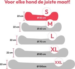 Snoozle Donut Hondenmand - Zacht En Luxe Hondenkussen - Wasbaar - Fluffy - Hondenmanden - 50cm - Grijs -Hondenbenodigdheden 1200x1110 5