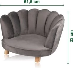 Maxxpro Katten- En Hondenstoel - Grijs - Verhoogd Met Houten Poten - Fluweel Materiaal - 61.5 X 52 X 33 CM - Huisdieren Tot 80 KG 15 Maxxpro Katten- En Hondenstoel - Grijs - Verhoogd Met Houten Poten - Fluweel Materiaal - 61.5 X 52 X 33 CM - Huisdieren Tot 80 KG -Hondenbenodigdheden 1200x1119 2