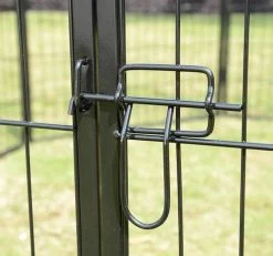 Merkloos Topmast Premium Puppyren - 120 Cm Hoog - 640 Cm Omtrek - Hondenren - Hondenhok - Zwart -Hondenbenodigdheden 1200x1123 8