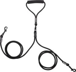 Rebel Petz - Dubbele Verstelbare Hondenriem Voor Twee Honden - Met Draaibare Sluiting En Zacht Handvat - Small En Large - Small (140 Cm Lang, Ø 8 Mm) 34 Rebel Petz - Dubbele Verstelbare Hondenriem Voor Twee Honden - Met Draaibare Sluiting En Zacht Handvat - Small En Large - Small (140 Cm Lang, Ø 8 Mm) -Hondenbenodigdheden 1200x1136 10