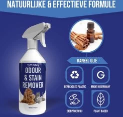 Petsly Odour & Stain Remover - Geurverwijderaars - Urine Vlekken Verwijderen Urinegeur Verwijderen Met Plantaardige Enzymen - 1L -Hondenbenodigdheden 1200x1142 9
