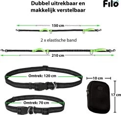 Filo Elastische Hondenriem Groot - Hardlopen En Wandelen - Hardloopriem Hond Handsfree Met Heuptasje - Looplijn Met Heupriem - Canicross Gordel Honden - Riemen - Heupgordel - Leiband 15 Filo Elastische Hondenriem Groot - Hardlopen En Wandelen - Hardloopriem Hond Handsfree Met Heuptasje - Looplijn Met Heupriem - Canicross Gordel Honden - Riemen - Heupgordel - Leiband -Hondenbenodigdheden 1200x1143 12