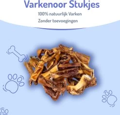 Animalgoods Gedroogde Snacks - Hondensnack - Varken - Varkensoorstukjes - 500 Gram - Hondensnacks - Honden - Snacks -Hondenbenodigdheden 1200x1150 8