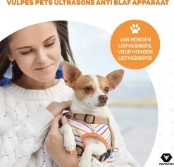 Vulpes Pets® Ultrasone Anti Blaf Apparaat – 3-in-1 Anti Blaf Apparaat Pro - Diervriendelijk & Zonder Schok - Alternatief Anti Blafband - Voor Kleine & Grote Honden - Audio - Flashlight - USB-Oplaadbaar -Hondenbenodigdheden 1200x1151 3
